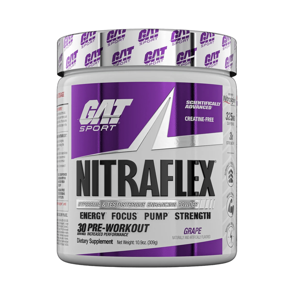 GAT-SPORT-NITRAFLEX-GRAPE.png Nitraflex Pre-Entreno - Imagen 1