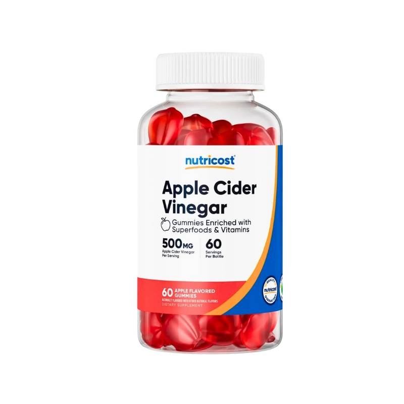 NUTRICOST-APPLE-CIDER-VINEGAR-GUMMIES.jpg Nutricost Vinagre de Manzana en Gomitas - Imagen 1