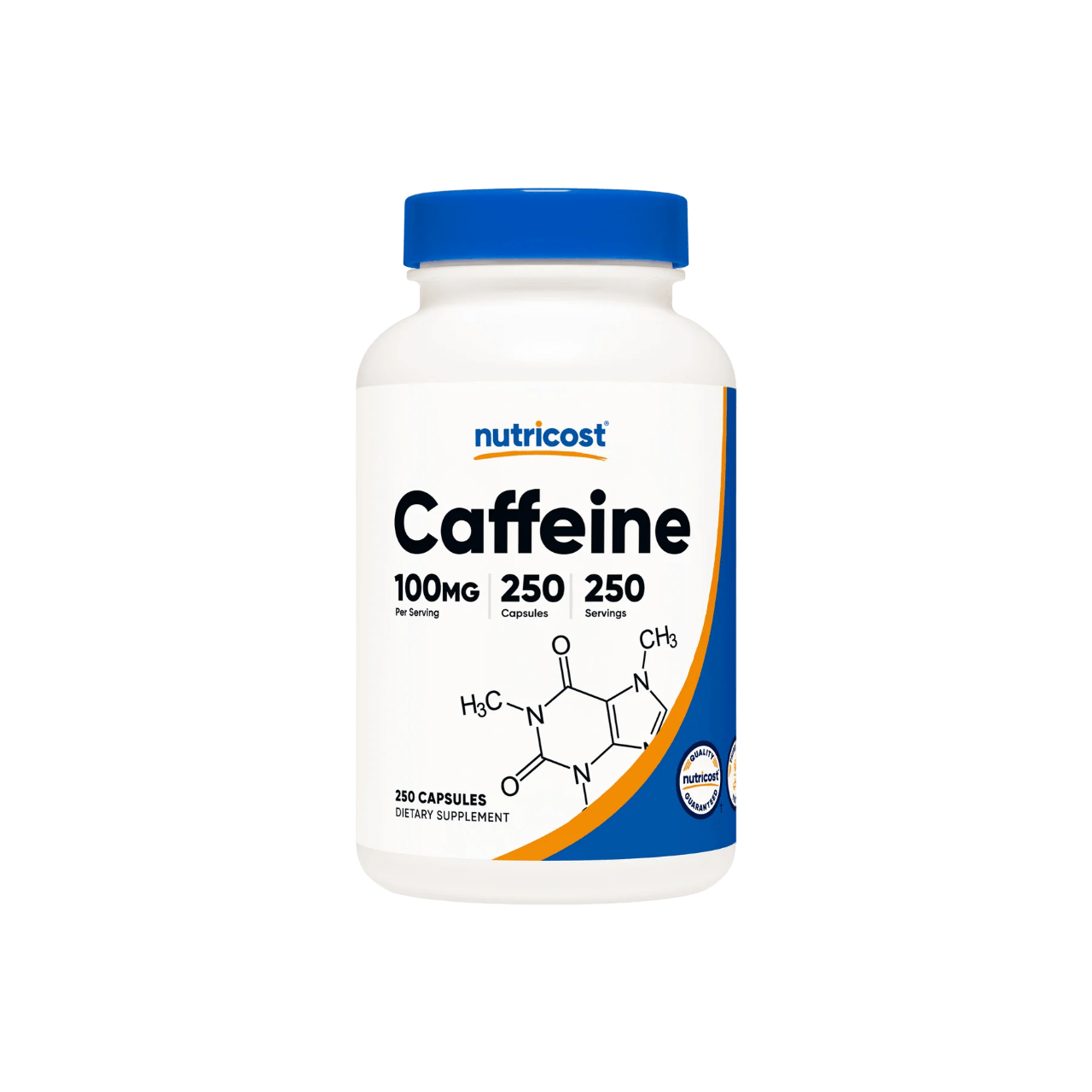 NUTRICOST-CAFFEINE-100MG.png Cafeína Nutricost - Imagen 1