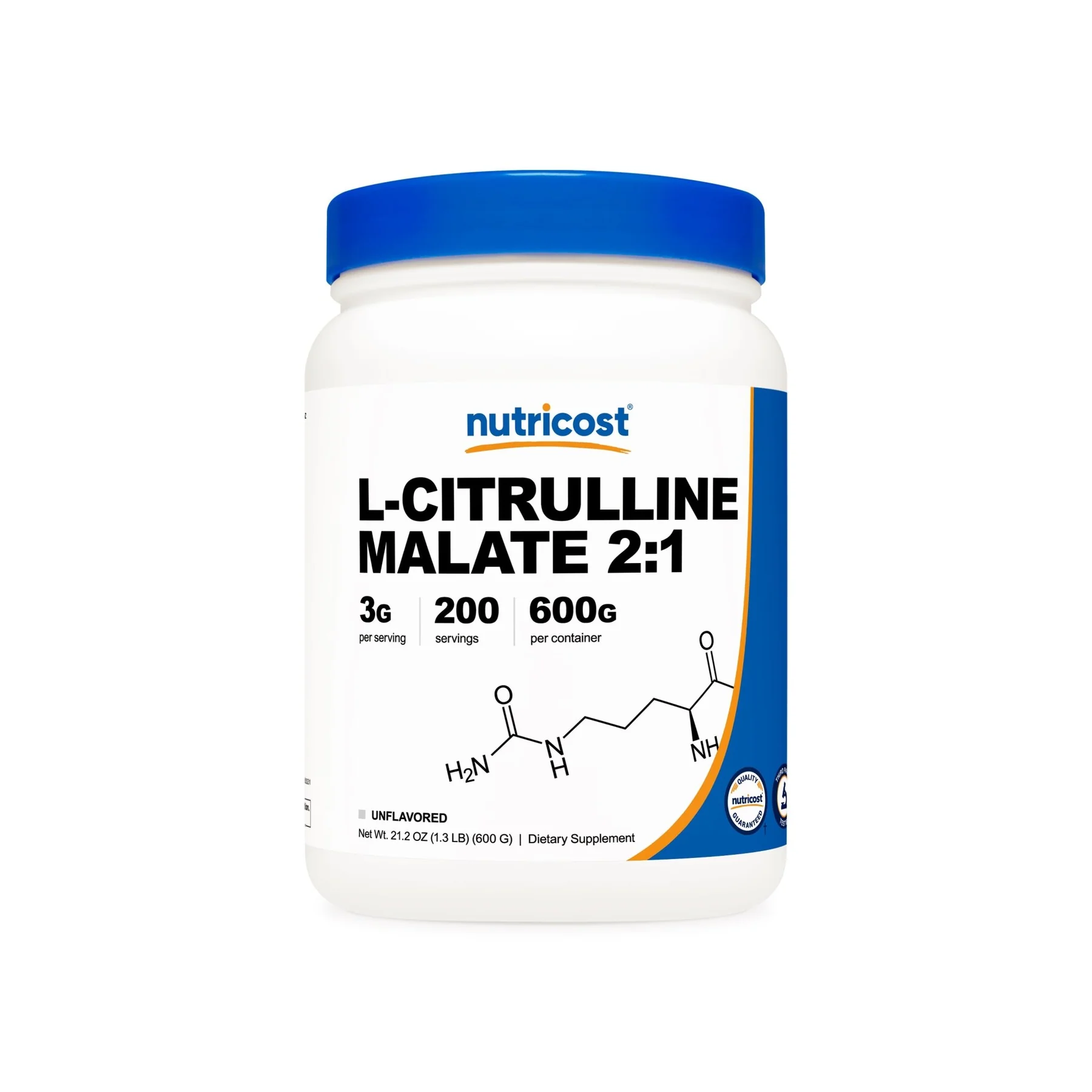 NUTRICOST-L-CITRULLINE-MALATE.webp Nutricost L-Citrulina Malato - Imagen 1