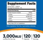 Nutricost Complejo Enzimático de Lactasa - Imagen 2