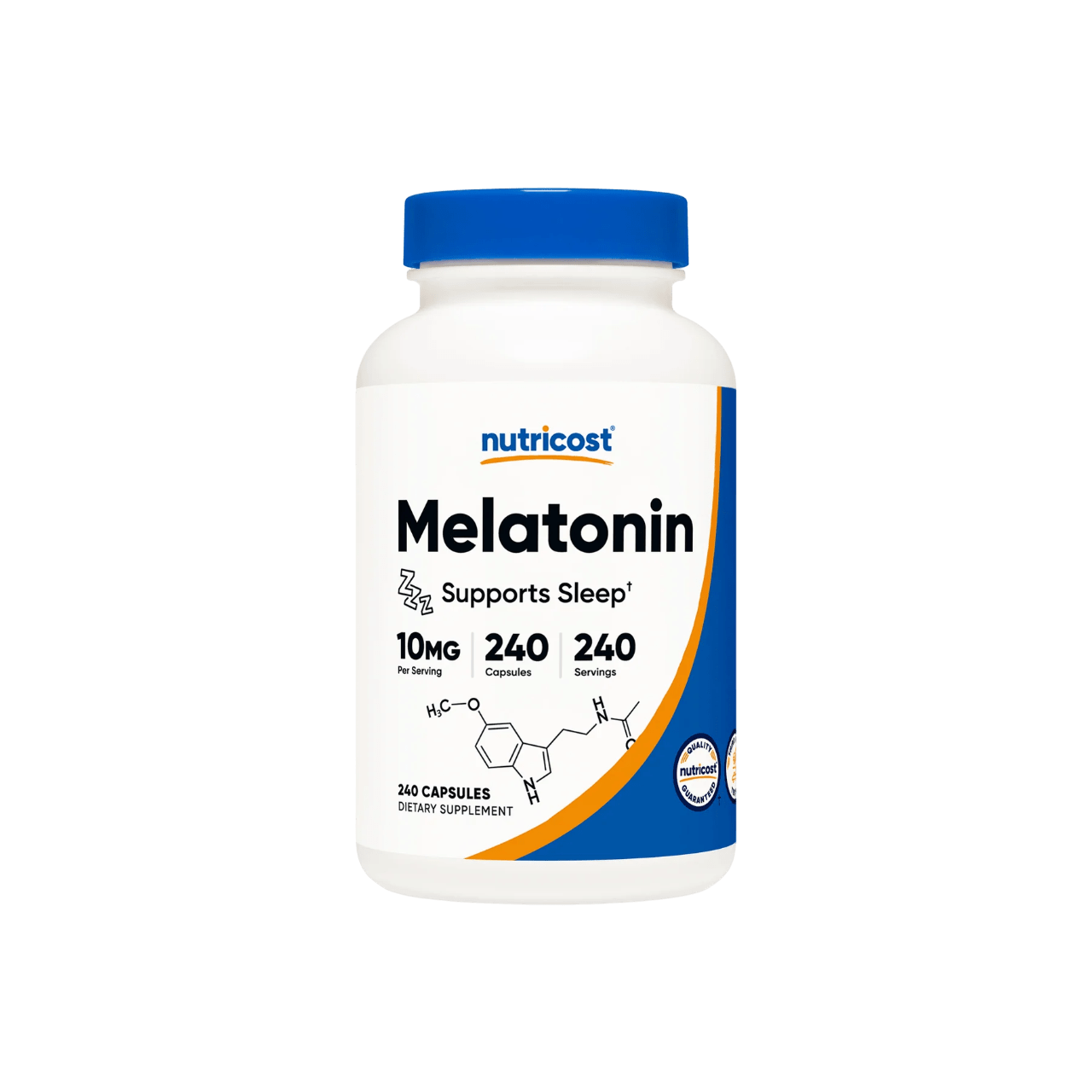 NUTRICOST-MELATONIN.png Melatonina Nutricost - Imagen 1
