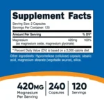 Nutricost Magnesio Extra Strength - Imagen 2