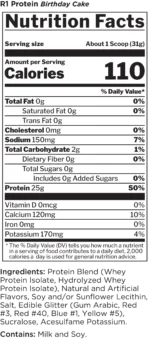 R1 Protein Whey Isolate - Imagen 2