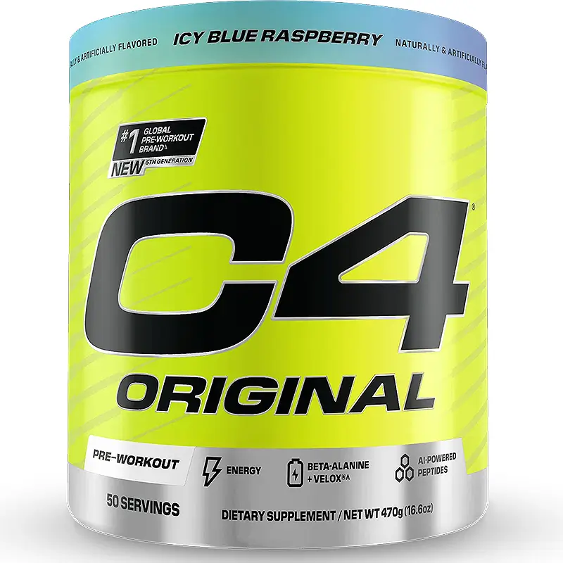 C4-Original-Pre-Workout-Icy-Blue-Raspberry.webp C4 Original Pre-Workout - Imagen 1